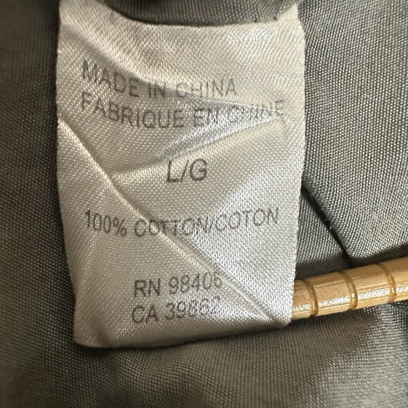 Theory‎ Shirt Mens Large Brown Solid Button Up Long Sleeve Casual Office Adult - Picture 3 of 7